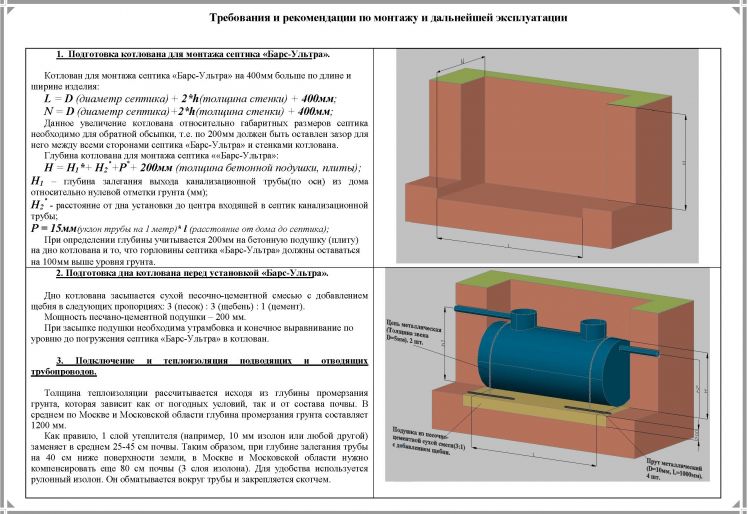 Схема монтажа Барс Ультра 12